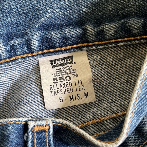 Vintage Levi’s 550 Jeans Sz 6 Mis M - Picture 4 of 8